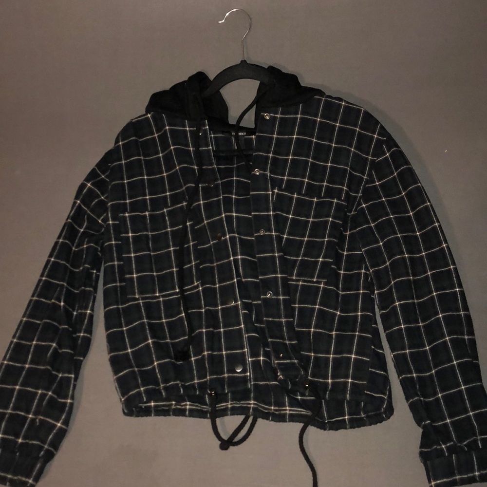 Hooded flannel